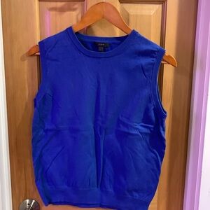 J Crew Cotton Sweater Tank S L